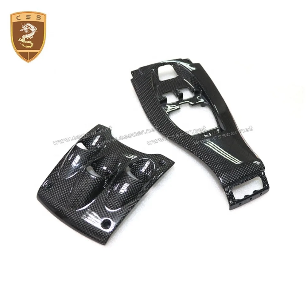 OEM Style Real Dry Carbon Fiber Central Control Dashboard for Ferrari 458 Switch Gear Panel Interiors