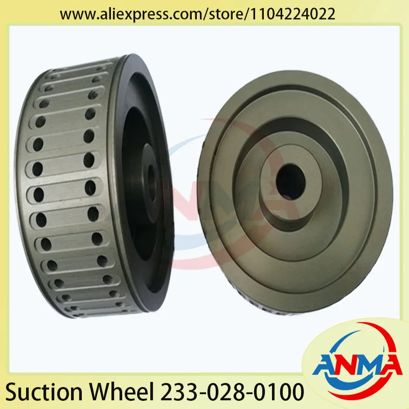 

Высококачественное присосное колесо папки Stahl ZD.233-028-0100 для деталей складного станка Stahl 233-028-0100 Размер 124x54x18 мм