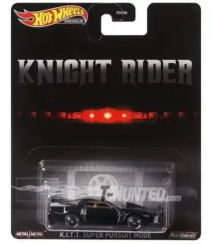 Original Hot Wheels Car Knight Rider K.I.T.T Toys for Boys Voiture 1/64 Alloy Diecast Super Pursuit Concept Kids Birthday Gift