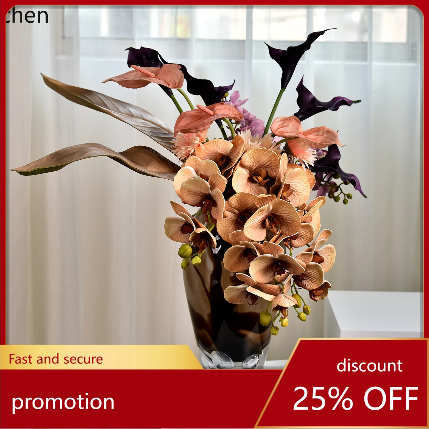 

Cz modern new chinese ancient aesthetic decoration artificial flower finished product soft decoration matching