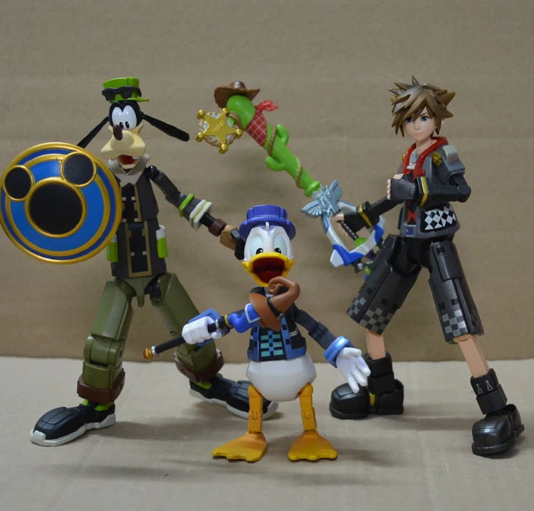 Original Genuine Product Kingdom Hearts Sora, Goofy Model Toy Gifts