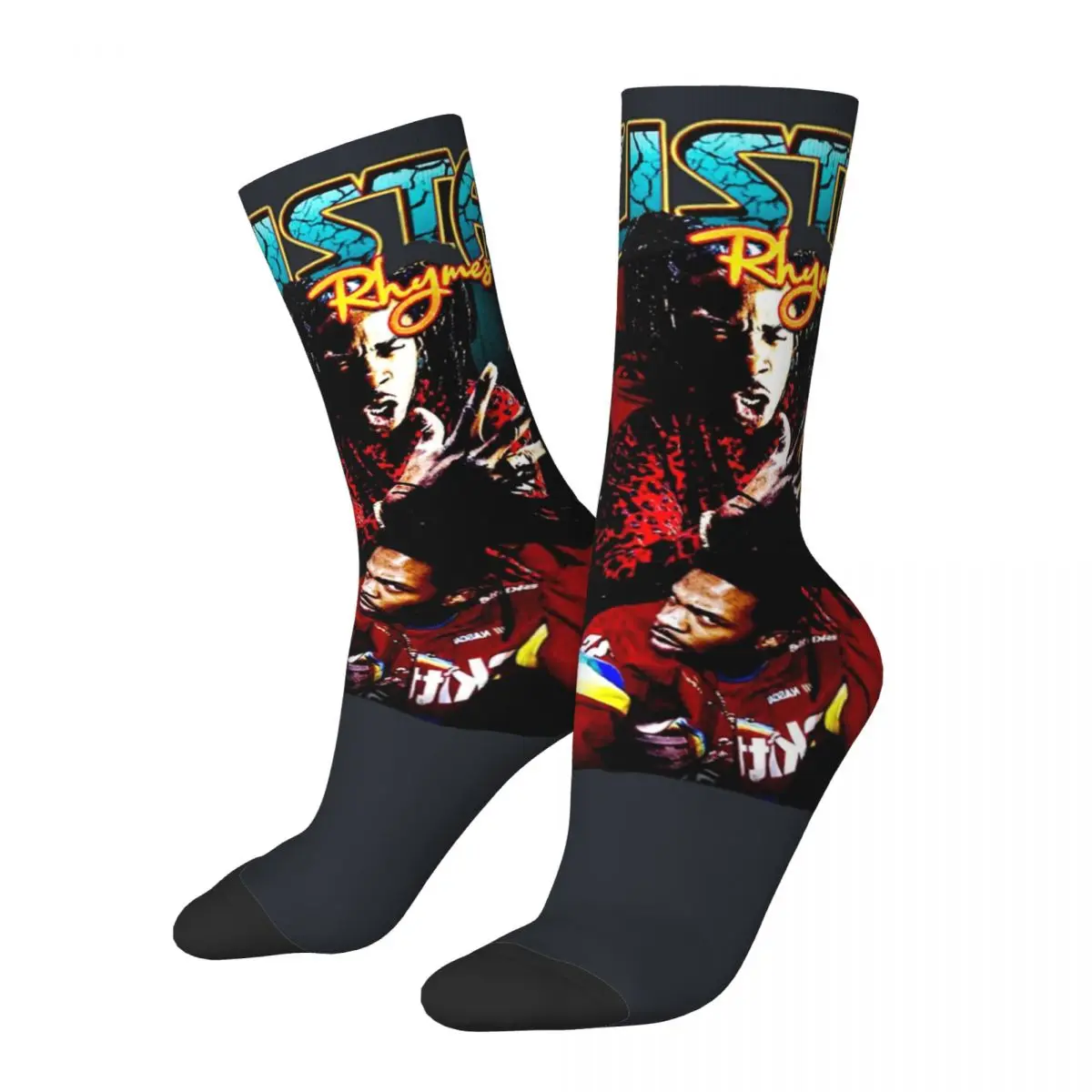 Lustige busta reimt klassische Herren socken Harajuku Rapper Street Style Neuheit lässig Crew verrückte Socke Geschenk gedruckt offizielle Website