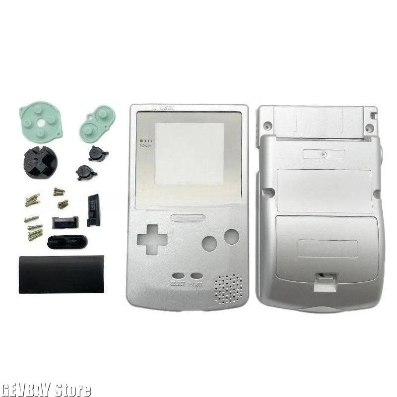 Housing Shell Replacement Kit for Gameboy Color / GBC, Multicolor Console Case with Screws ＆ Buttons Accessory for GBC