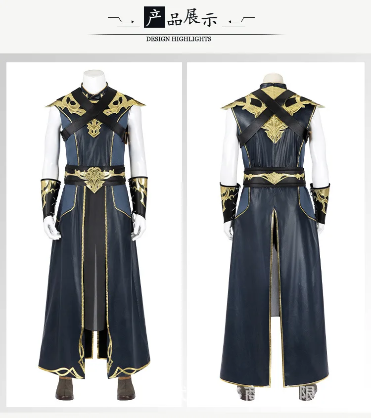 

Game Baldur's Gate 3 The Dark Urge Cosplay Costume Uniform Halloween Carnival Party Christmas Play Role Clothes Clothing