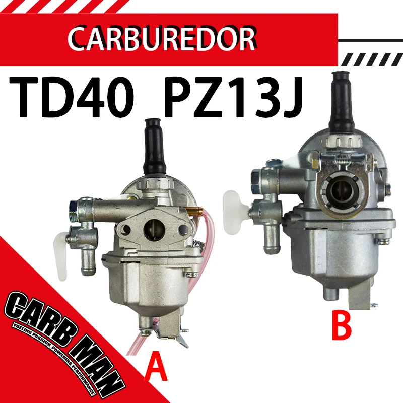 

PZ13J Trimmer Grass Brush Cutter Carburetor Assy For Kawasaki TD33 TD40 TD43 TD48 CG400 Kaaz T200 15001-2525