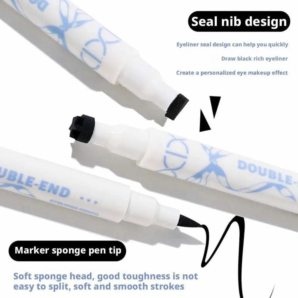 

Liquid Eyeliner Pencil Big-eyed WaterProof Fast Dry Black Eye Liner Pen Make Up For Women Cosmetics T4W3