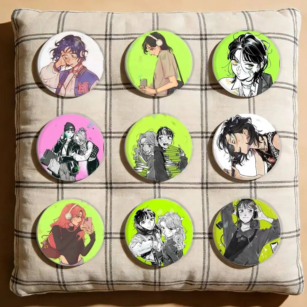 

The Guy K-koga M-mitsuki A-Aya Laser Badge Creative Pins Brooch for Bag Clothes Hat Decor Gifts Fans Collect