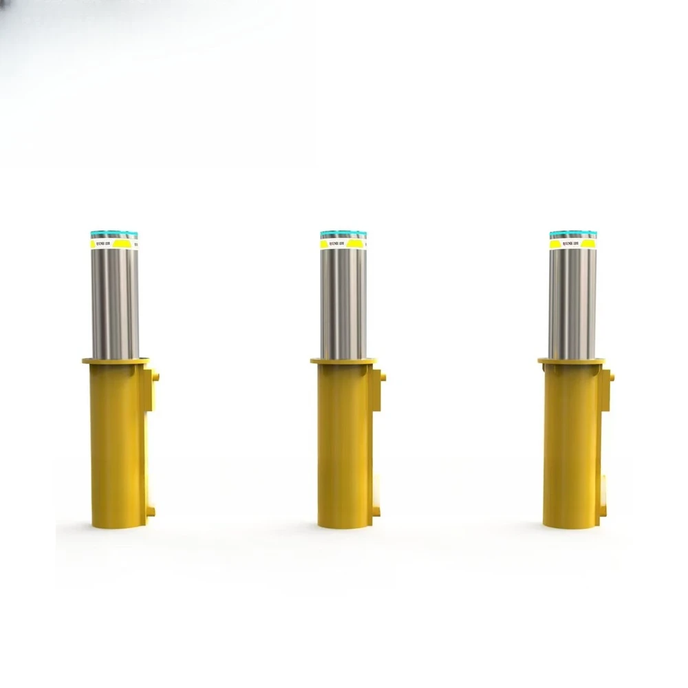 Hydraulic rising mooring column retractable anti-terrorism stainless steel automatic remote control parking equipment