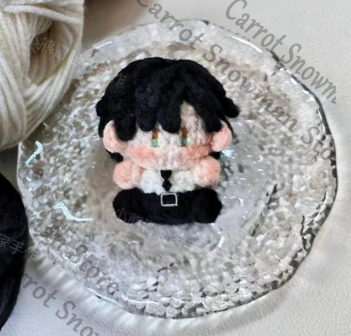 Anime Love and Deepspace Zayne Sylus Rafayel Caleb llavero tejido adornos de dibujos animados bolsa terminada Cospaly