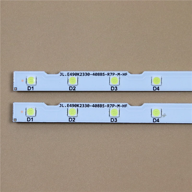 Tiras de retroiluminación LED para Samsung UE49NU7300 UE49NU7379 UE49NU7440 UE49NU7452 UE49NU7472 barras JL.E490K2330-408BS-R7P-M-HF cintas