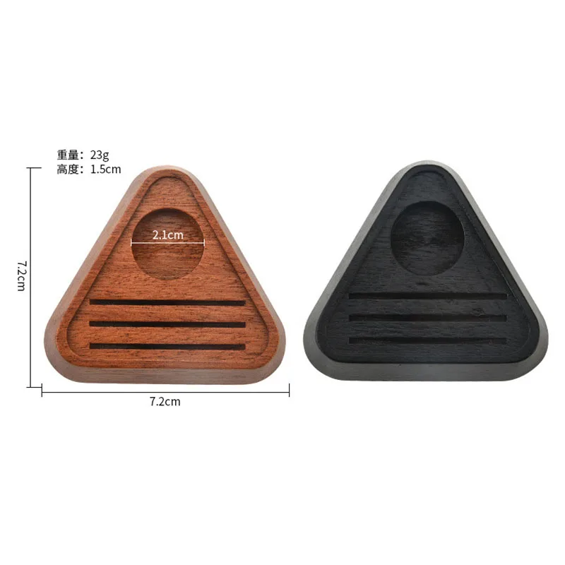 Walnut Coffee Filter Screen Storage Rack, Universal 51/53/58mm Espresso Puck Screen Holder Reusable Coffee Accessories