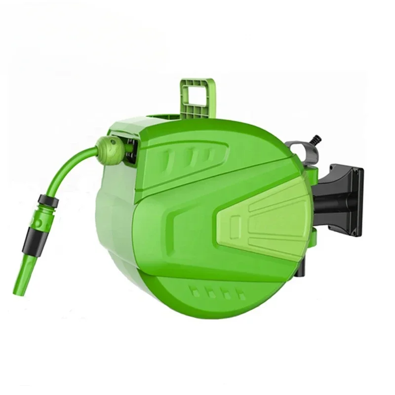 PP Housing Auto Retractable Water Hose Reel With 20 Meter