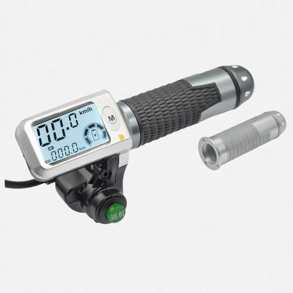 Folding E Bike Accelerator Controller LCD Speed Control Throttle Handlebar Electric Scooter Accessory Parts