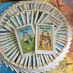 64 Books/set Raz Decodable PhonicsStories Learing Helping Child To Read Phonics English Story Book