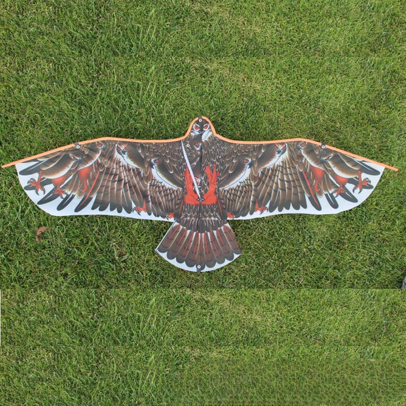 Plastikowy latawiec orzeł 30-metrowa linia latawca Duży orzeł latający ptak latawce Prezent dla dzieci Kreskówka latawiec Wycieczki rodzinne Sport w ogrodzie