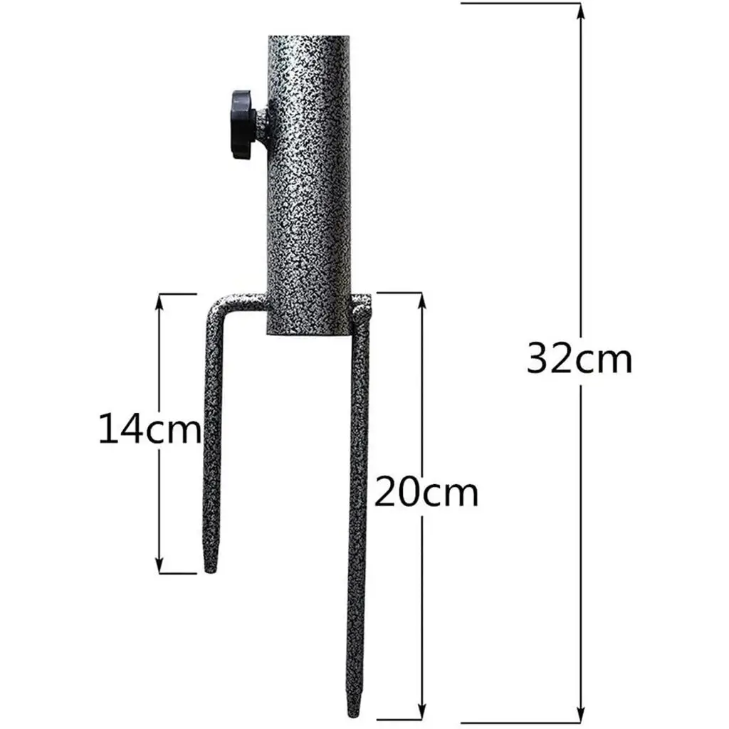 Durable Adjustable Beach Patio Umbrella Base Stand Metal Parasol Holder,Sunshade Umbrellas Stand Holder Replacements