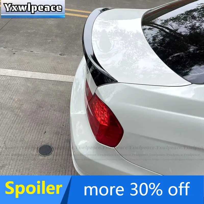 

For BMW 3 Series E90 2005-2011 Spoiler M3 320i 320li 325li 328i High Quality ABS Plastic Unpainted Color Rear Trunk Lip Wing