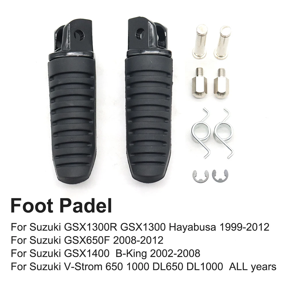 

For Suzuki V-Strom 650 1000 DL650 DL1000 GSX650F GSX1300R GSX1300 Hayabusa B-King Motorcycle Front Footrest Foot Pegs Pedal