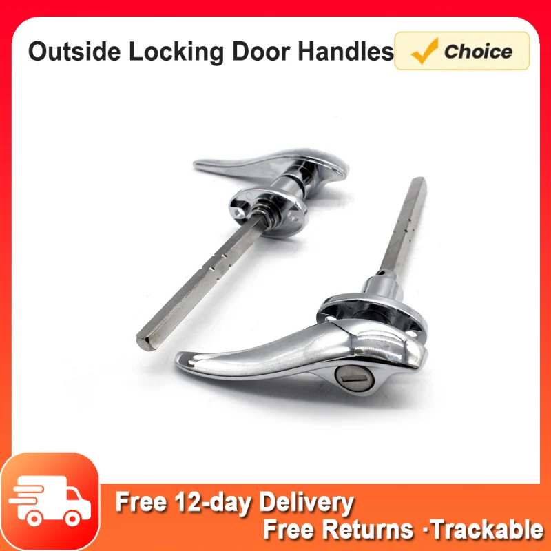 

Car Outside Locking Door Handles Replacement for Ford 1932 1933 1934 2pack Car Outside Locking Door Handles install easier