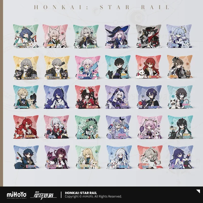

Sunsyea Honkai Star Rail Official Merch miHoYo Original Authentic XBDMM Series Pillow Dan Heng Argenti Jingliu Topaz