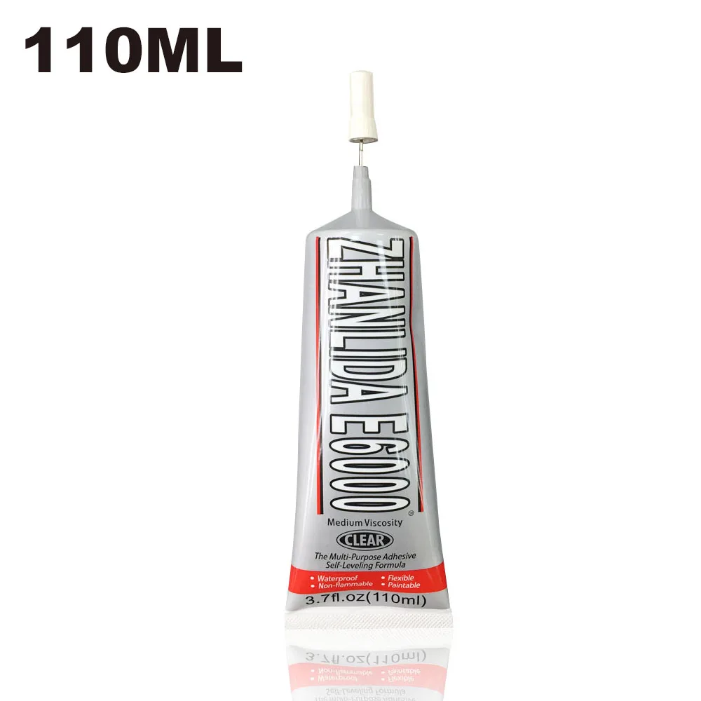 110ml Industrial ZHANLIDAE6000 Super Glue Strong Adhesive For Diy Diamond Painting Cloth Metal Fabric Rhinestones Crystal Glass