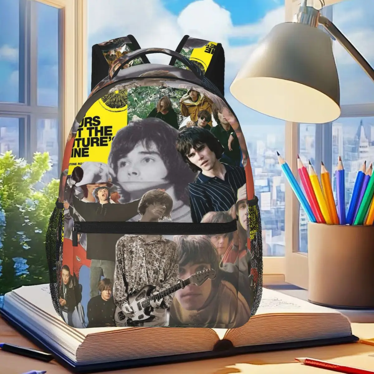 The Stone Roses Rock Band Backpack Student Boys Girls BookBag Kids School Bag Computer Shoulder Bags for Men Women