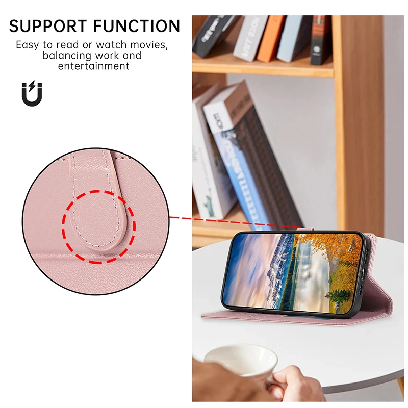 Wallet Leather Cover Case For Samsung Galaxy S26 Ultra S25 FE S24 S23 S22 Plus A54 A56 A17 A35 A15 A16 A26 A36 A57 A34 A55