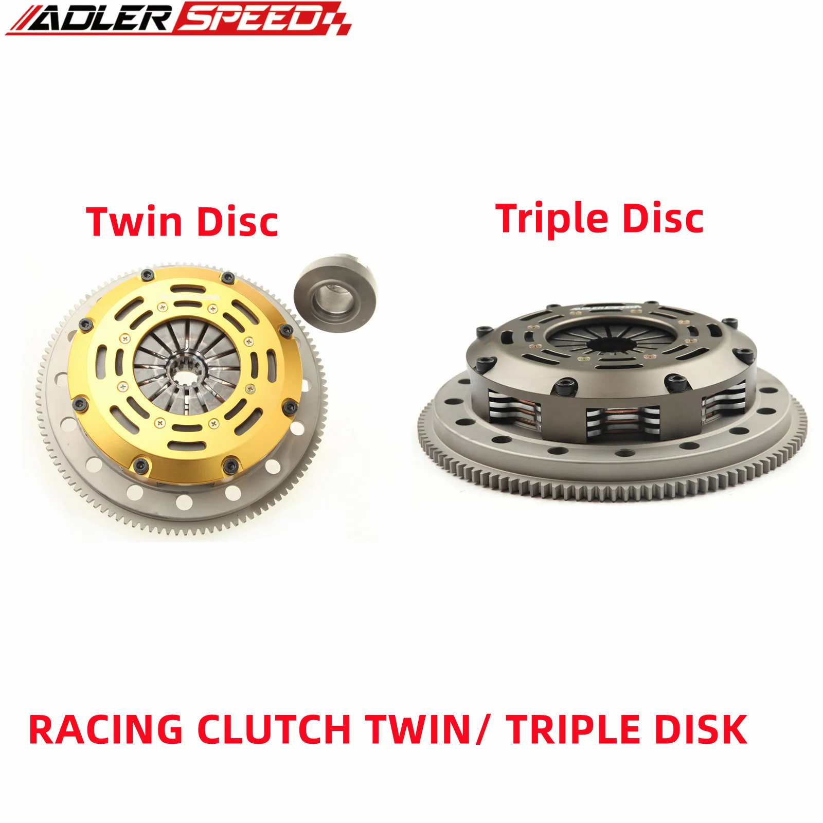 ADLERSPEED Racing Clutch Twin/ Triple Disk For BMW 323 325 328 525 528 M50 M52 Z3 E34 E39 E46 E36