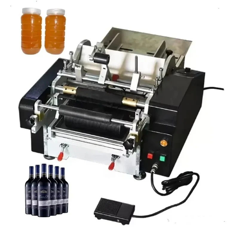 Automatic Desktop Cold Wet Glue Labeling Machine for Glass Beer Bottles High Quality 2026 New