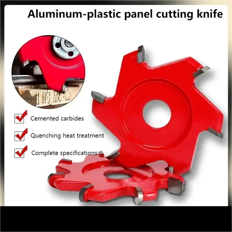 U-type Aluminum-plastic Plate 90° Folded Right-angle Cutting Blade, Round Bottom Forming Knife, Milling Cutter,woodworking Tools