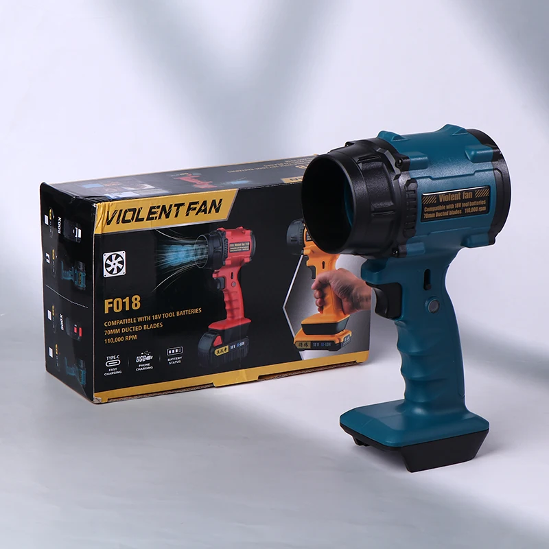 

Home Charging Large Capacity Outdoor Handheld Fan Lithium Battery Car Camping High Power Hairdryer