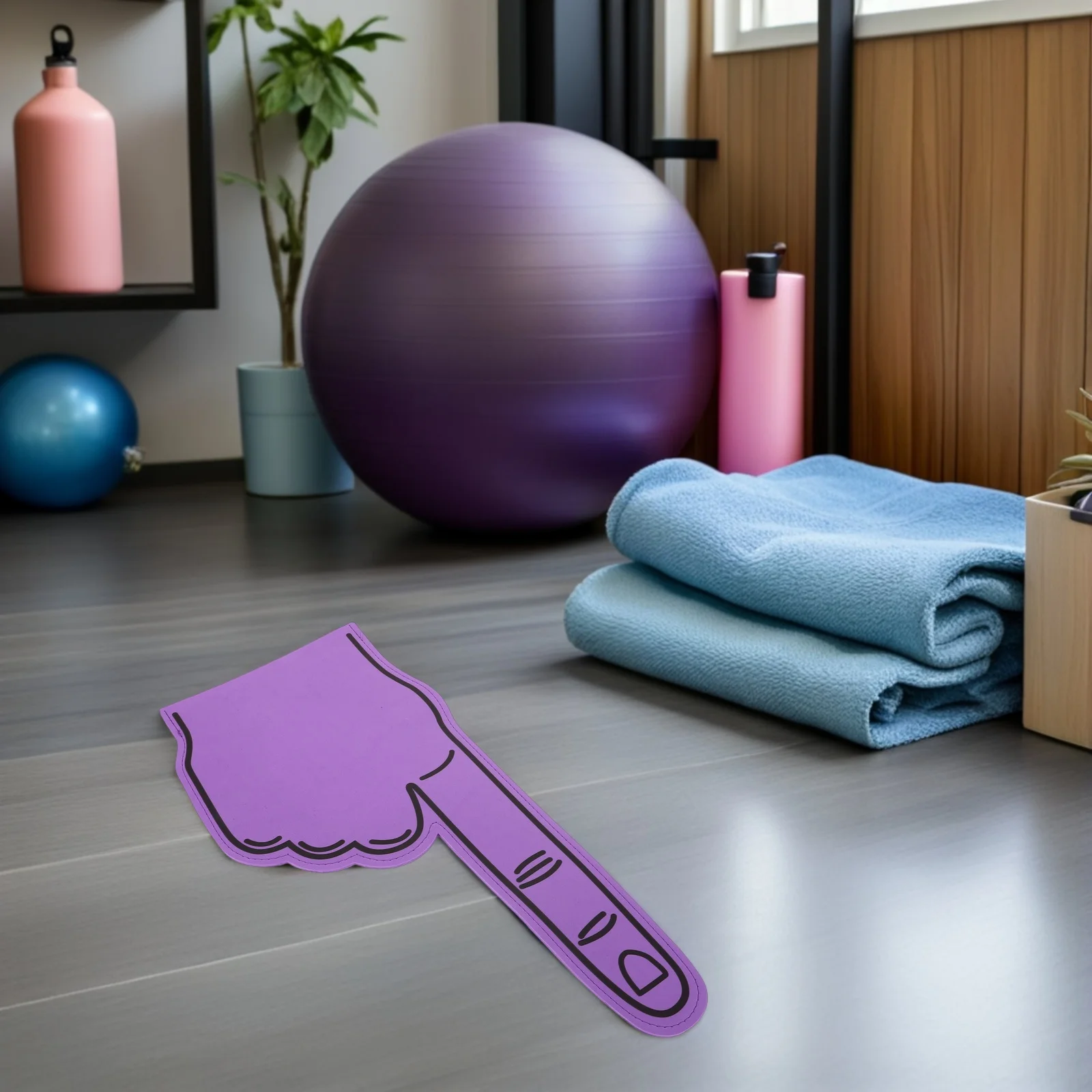 4 قطع من إصبع الإسفنج العملاق خفيف الوزن من إيفا للمناسبات الرياضية وحفلات الهتاف المدرسية وإكسسوارات اليوم التشجيع #4