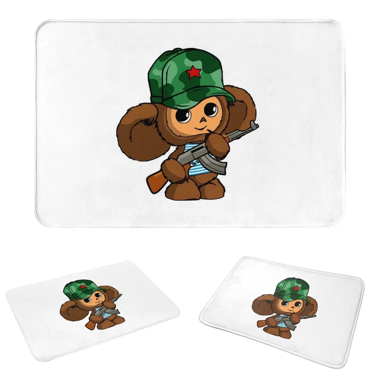 Cheburashka Anti-slip Doormat Floor Mat Absorbent Mat Carpet Rug for Kitchen Entrance Home Living room Footpad Mats