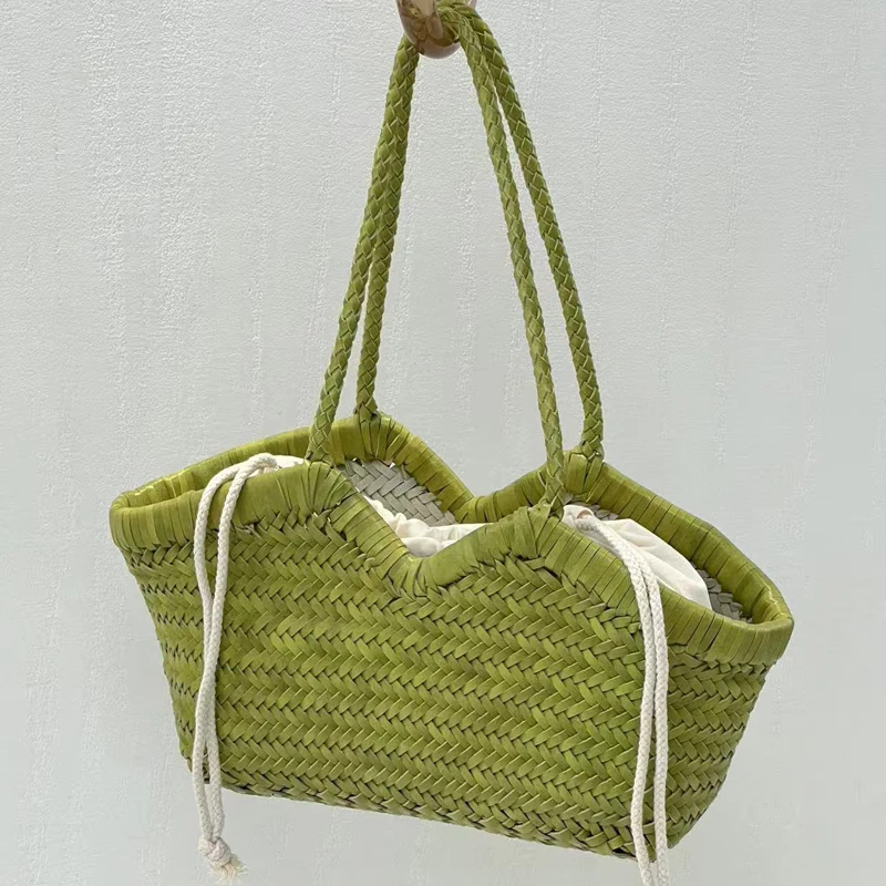 

Плетеные сумки-тоуты ручной работы для женщин: дизайнерские люксовые сумки и клатчи 2026 года, новинка из ПУ с перекрестным плетением, с внутренним карманом, на плечо/подмышку