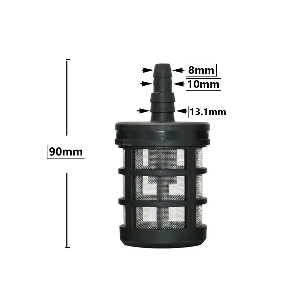 8/10/12/13mm 호스 워터 필터 16mm 젖꼭지 체크 밸브 필터 세차 정원 관개 펌프 필터링 네트 스트레이너 메쉬