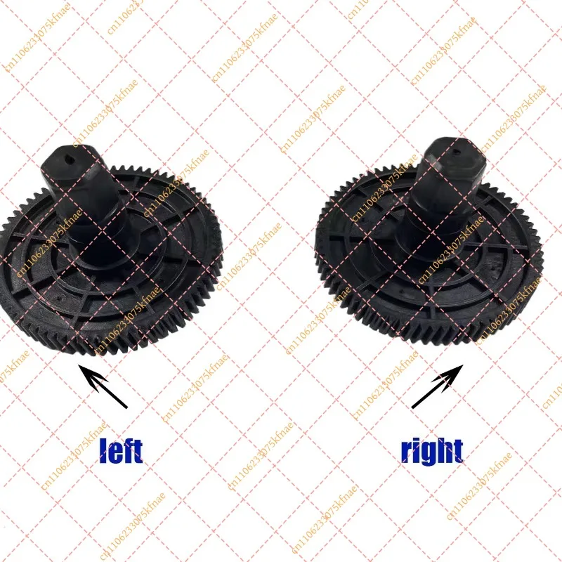 Plastic Helical Gears with Hex Shaft | Replacement Parts for Massage Chairs & Neck Massagers