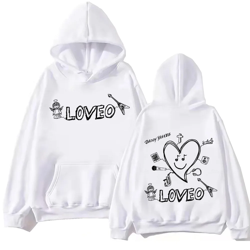 Daddy Yankee LOVEO 2024 Hoodie Harajuku Pullover Tops Long Sleeve Casual Man Woman Sweatshirt