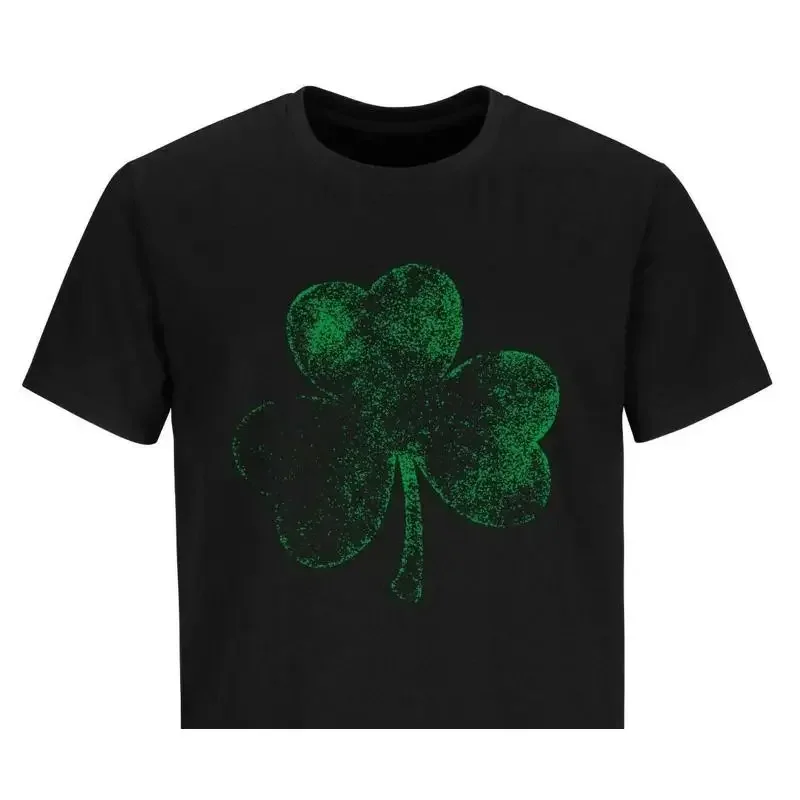 Vintage Style Distres Irish Green Shamrock T Shirt St Patricks Day shirts
