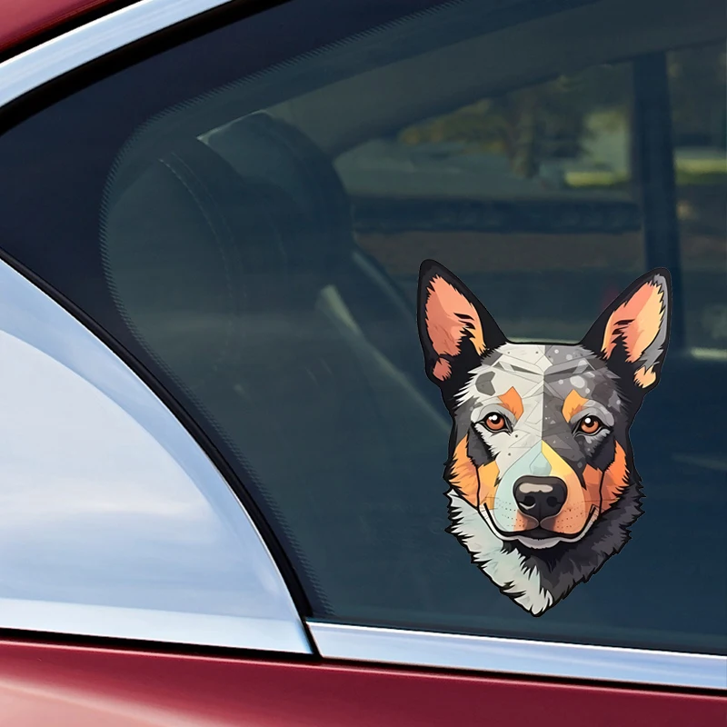 Australian Cattle Dog Pattern Vinyl Car Decal Sticker To Add Unlimited Charm And Vitality To Your Car