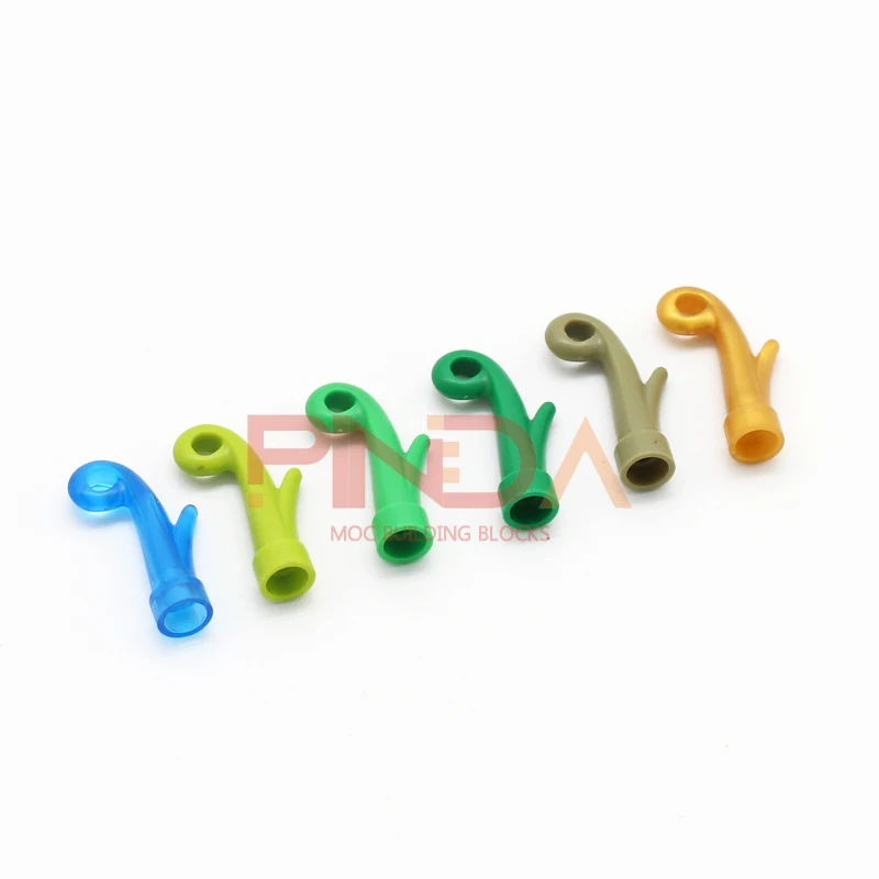 50PCS Moc Plant Grass Stem 15279 Garden View Decorate DIY Enlighten Building Blocks Parts Compatible with Assembles Particles