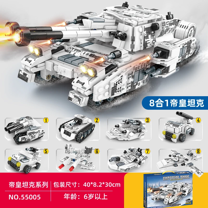 

WW2 Tank Military Building Blocks Set Army Armored Vehicle Truck Tank Model Building Kit Boys Christmas Birthday Gift Kids Toy