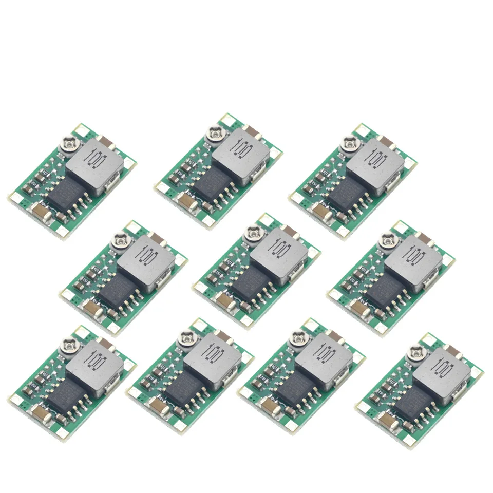 10 Stück Mini-360 DC-DC Step-Down-Buck-Konverter-Modul 4,75V-23V auf 1V-17V 3A Synchron-Gleichrichter-Stromversorgungsplatine – Detail 1