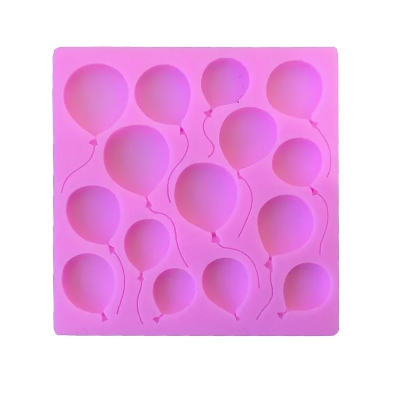 DIY Balloon Cake Border Fondant Chocolate Silicone Mold Birthday Decorating Tools Easter Decor