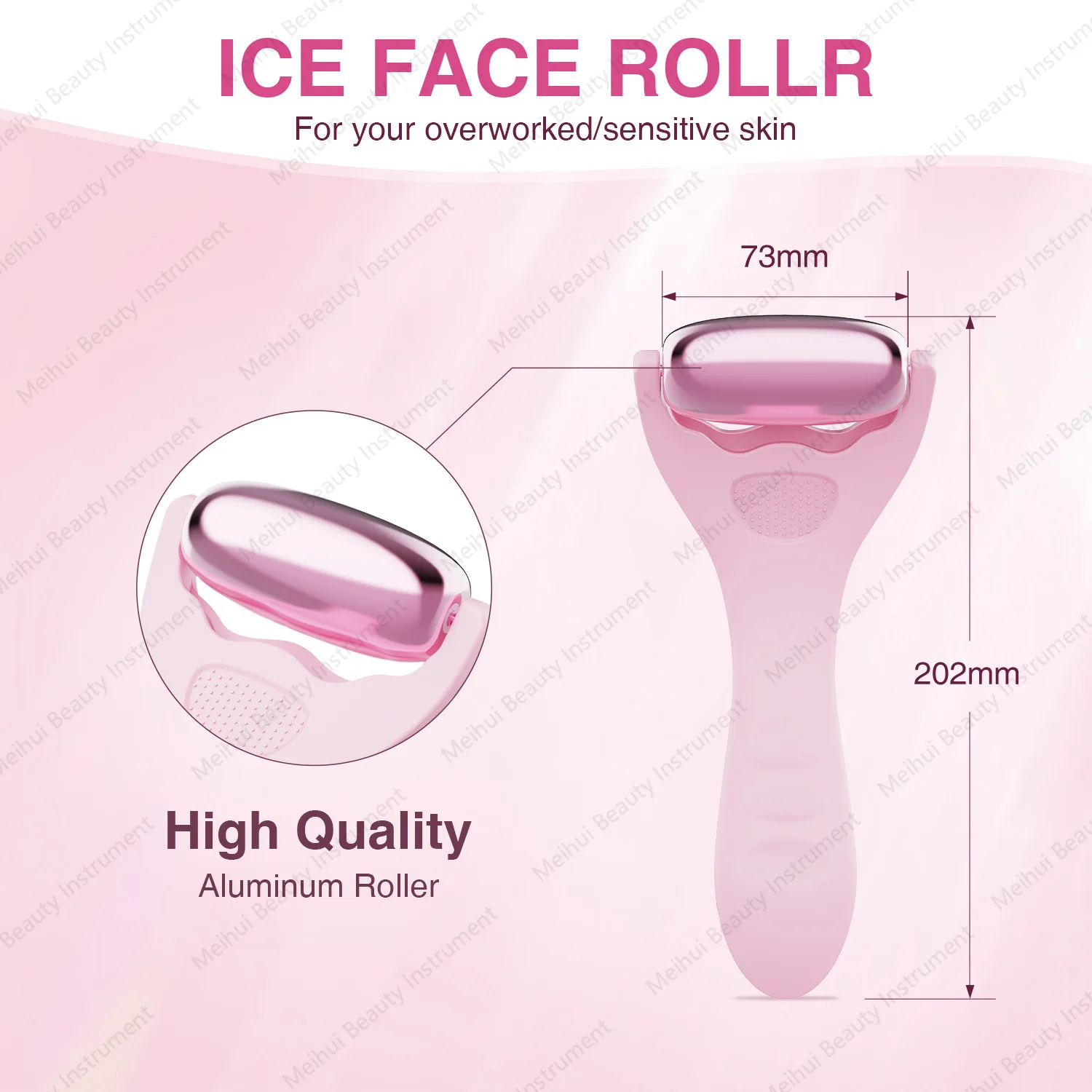 Roller Beauty Instrument V Face Slimming Tool, Beauty Introduction Instrument, Ice Roller zur Förderung der Absorption
