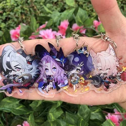 Game Honkai: Star Rail JIAO QIU Yunli Jade Boothill Keychain Anime Accessories Pendant Prop Badge