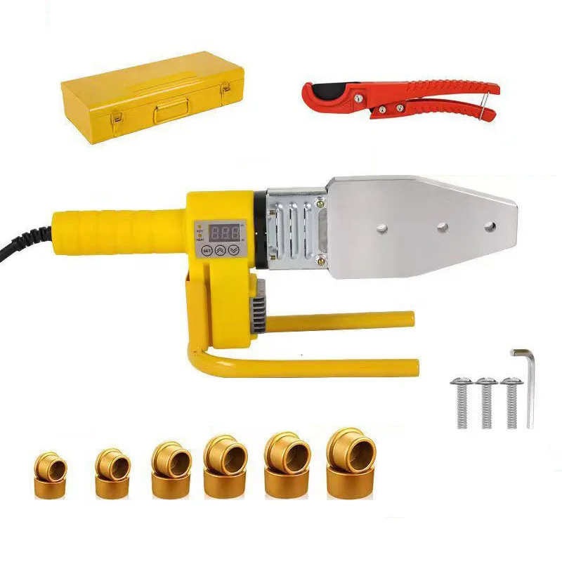 Electric Plastic Welders Digital Display Hot Melt Machine Constant Temperature PPR Water Pipe Welder Household Hot Melt Device
