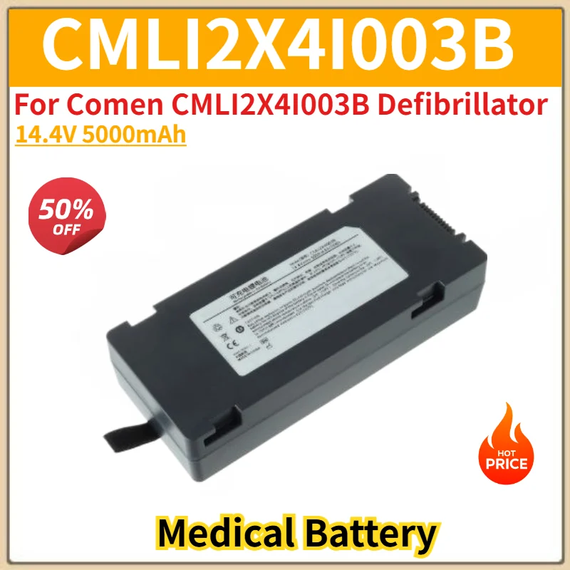 CMLI2X4I003B High Quality Battery 14.4V 5000mAh For Comen CMLI2X4I003B Defibrillator Replacement Battery