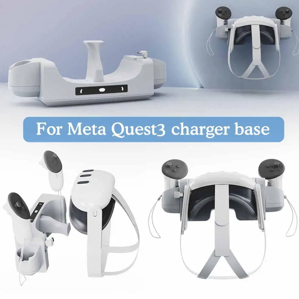 Charging Dock Wall Mount For Meta Quest 3, Oculus Fast Charging Station VR Accessories Charger Station Controller Battery P F9B5