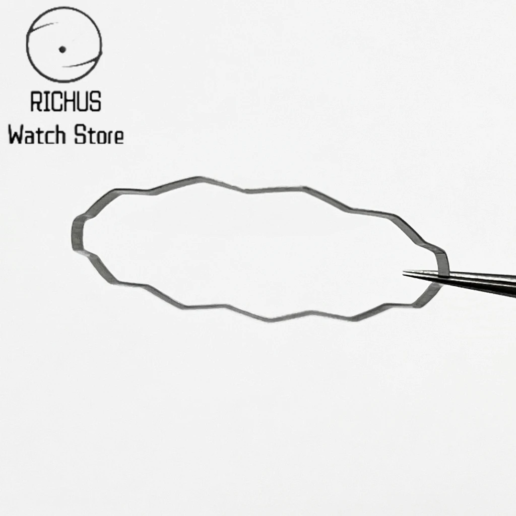 NH-الفولاذ المقاوم للصدأ ساعة دعم الحركة الدائري ، عقد طوقا ، يصلح ل NH35 ، NH36 ، اكسسوارات حركة الساعات