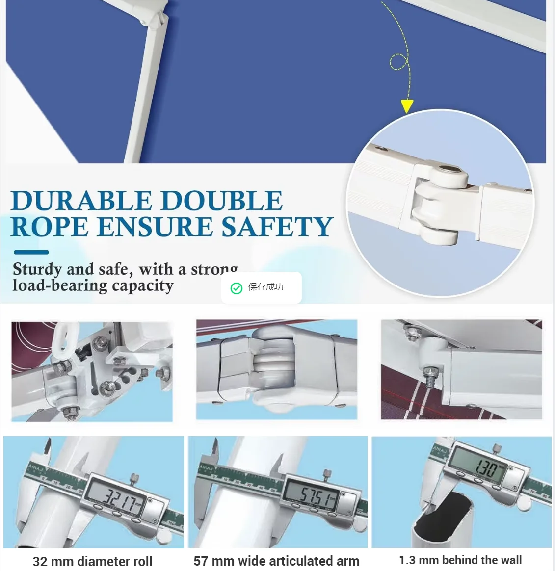 Modern New Design Retractable Aluminum Alloy Frame Polyester Sunshade Commercial Windproof Awning Remote Control Garden Balcony